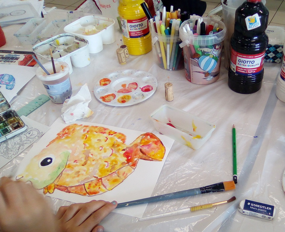 ATELIERS PEINTURE ENFANTS USC BESAYES 