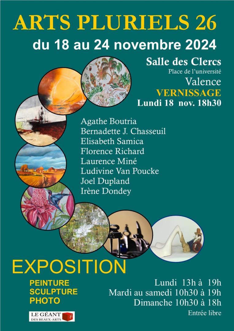 EXPOSITION ET VERNISSAGE A VALENCE 